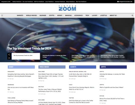 fintechzoom website